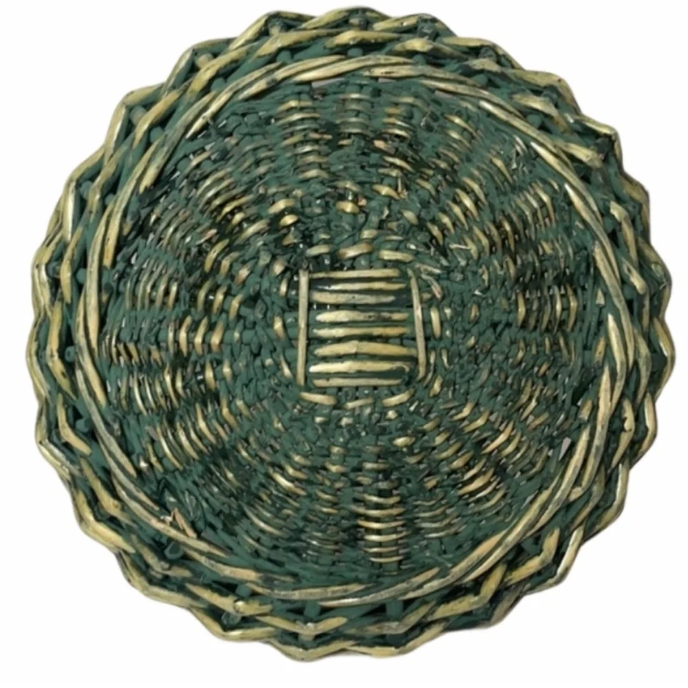 Woven Cottage Basket Round Very Large Sturdy High Quality Artisan Handcrafted